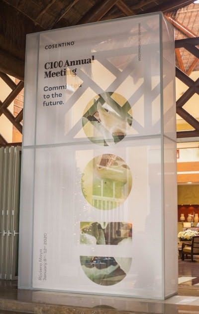 C100 Convention Sign