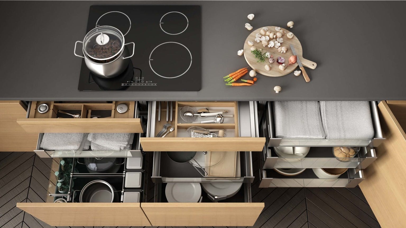 Image number 32 of the current section of 4 Top Tips for Organising Your Kitchen in Cosentino UK