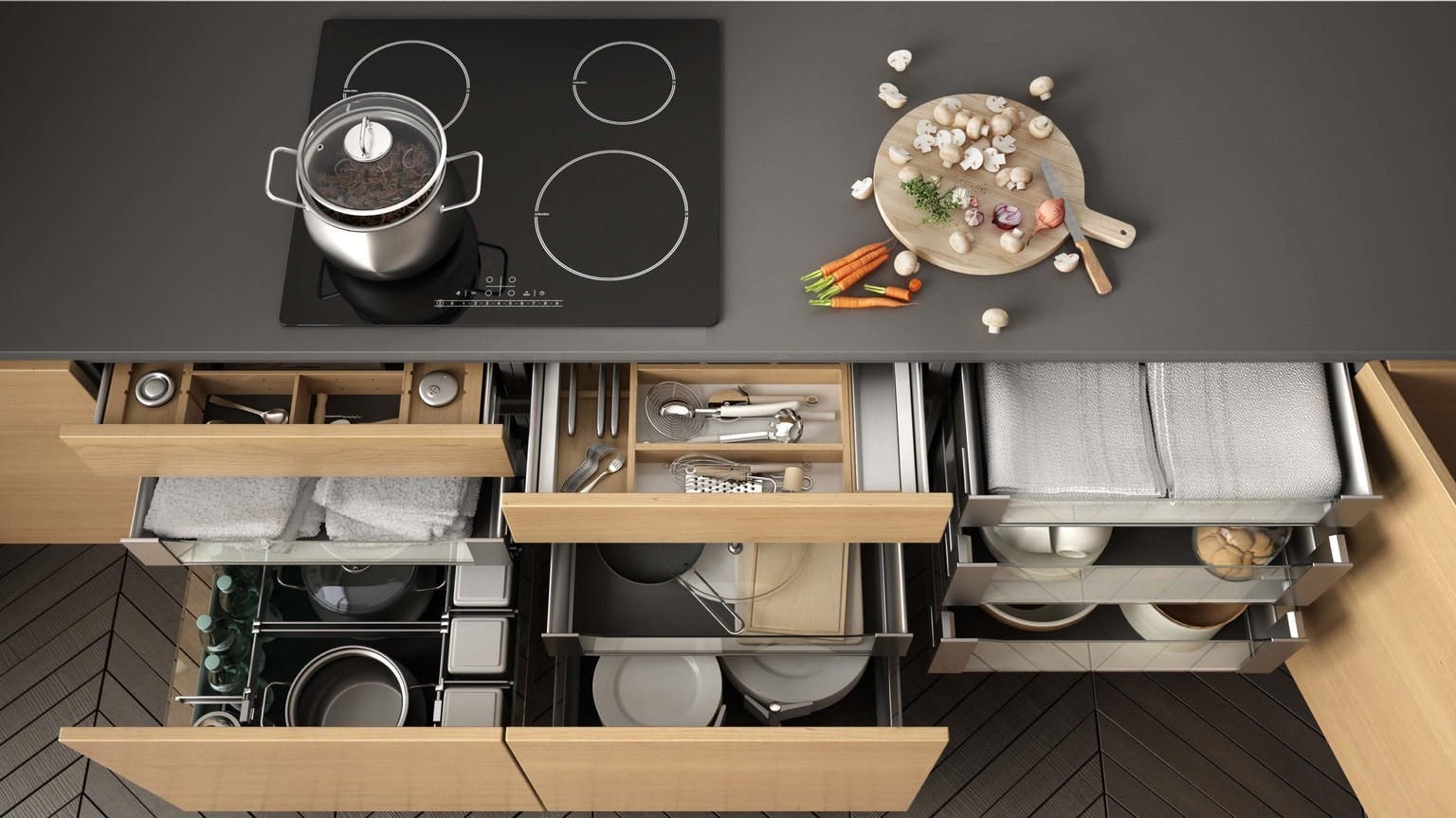 Image number 33 of the current section of 4 Top Tips for Organising Your Kitchen in Cosentino UK