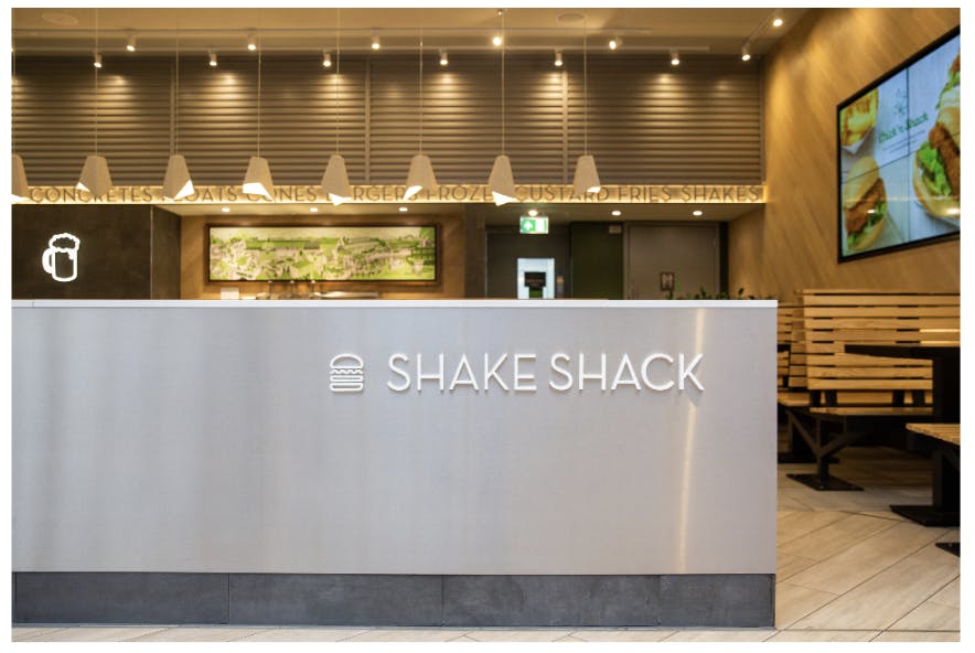 Image number 32 of the current section of Silestone Specified at Contemporary Shake Shack Restaurant in Lakeside in Cosentino UK