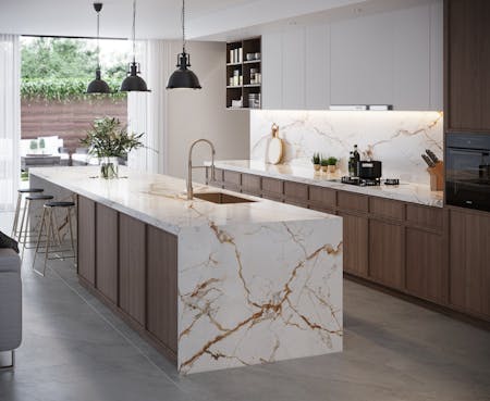 Image number 36 of the current section of The Beauty of A Waterfall Worktop in Cosentino UK