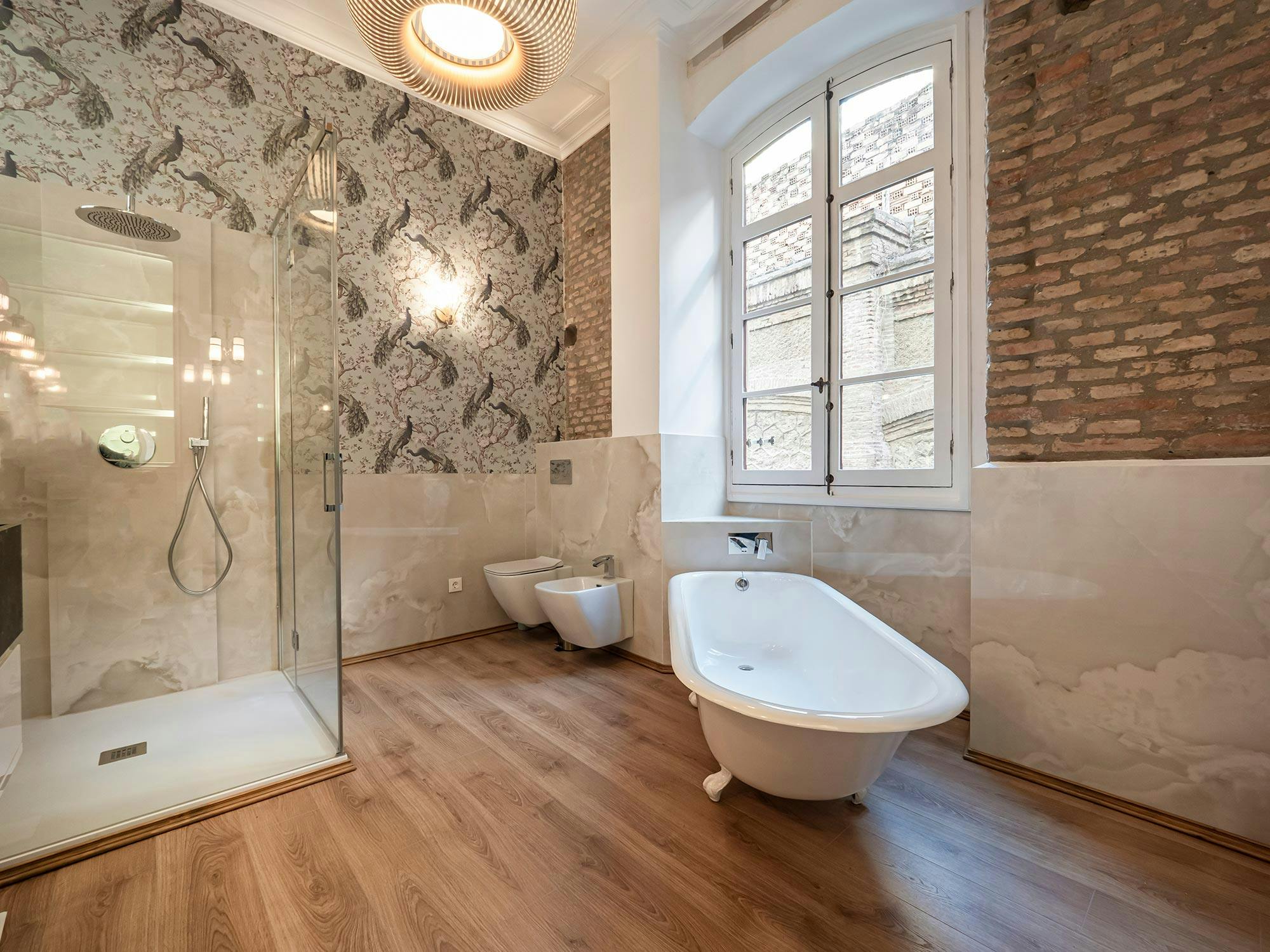Image number 42 of the current section of A bathroom blending in with the historic building’s past in Cosentino UK