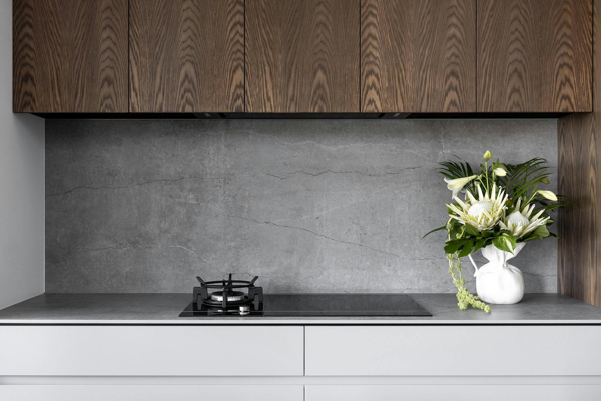 Image number 41 of the current section of Two Dekton colours to match wood in kitchens and bathrooms in Cosentino UK