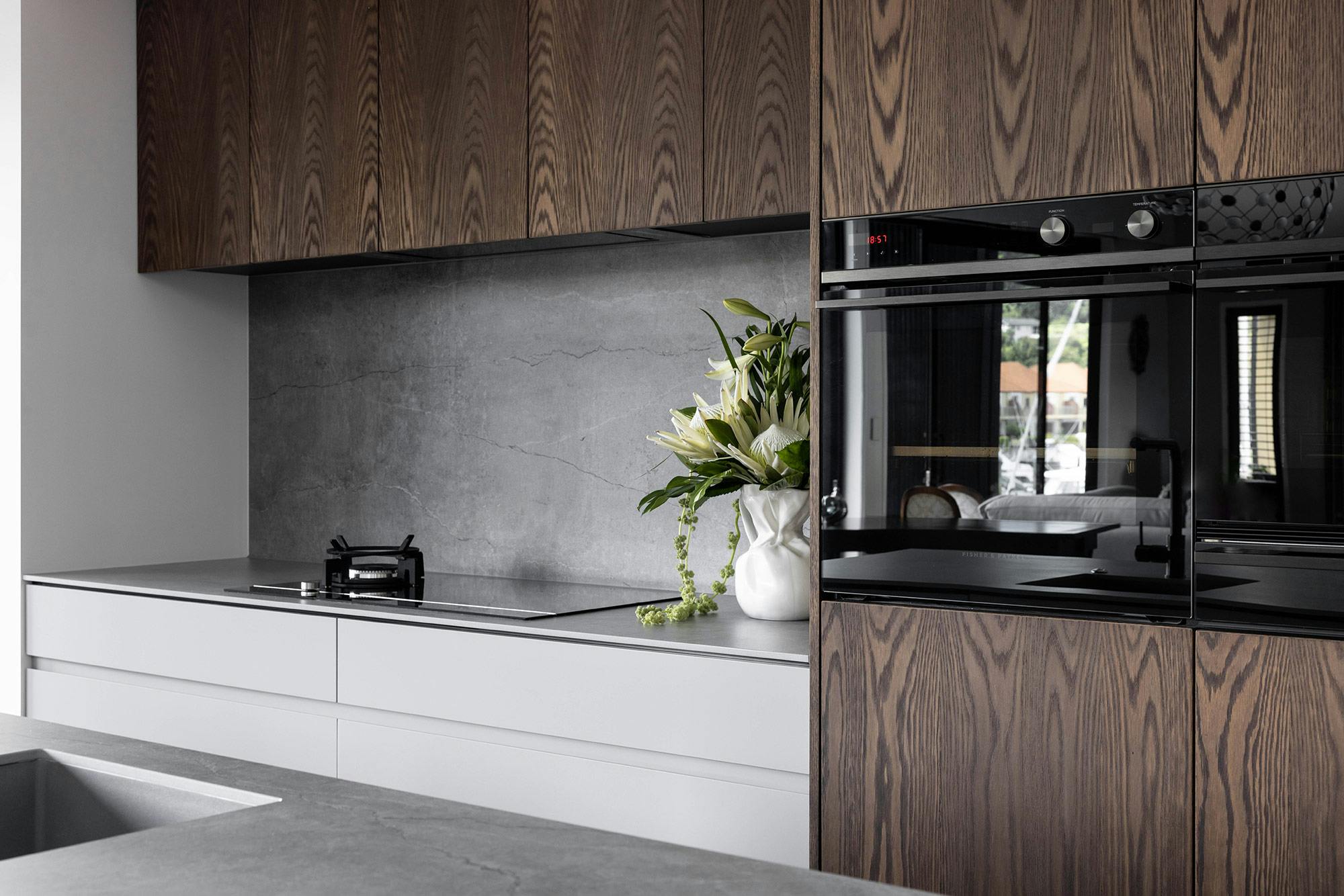 Image number 42 of the current section of Two Dekton colours to match wood in kitchens and bathrooms in Cosentino UK