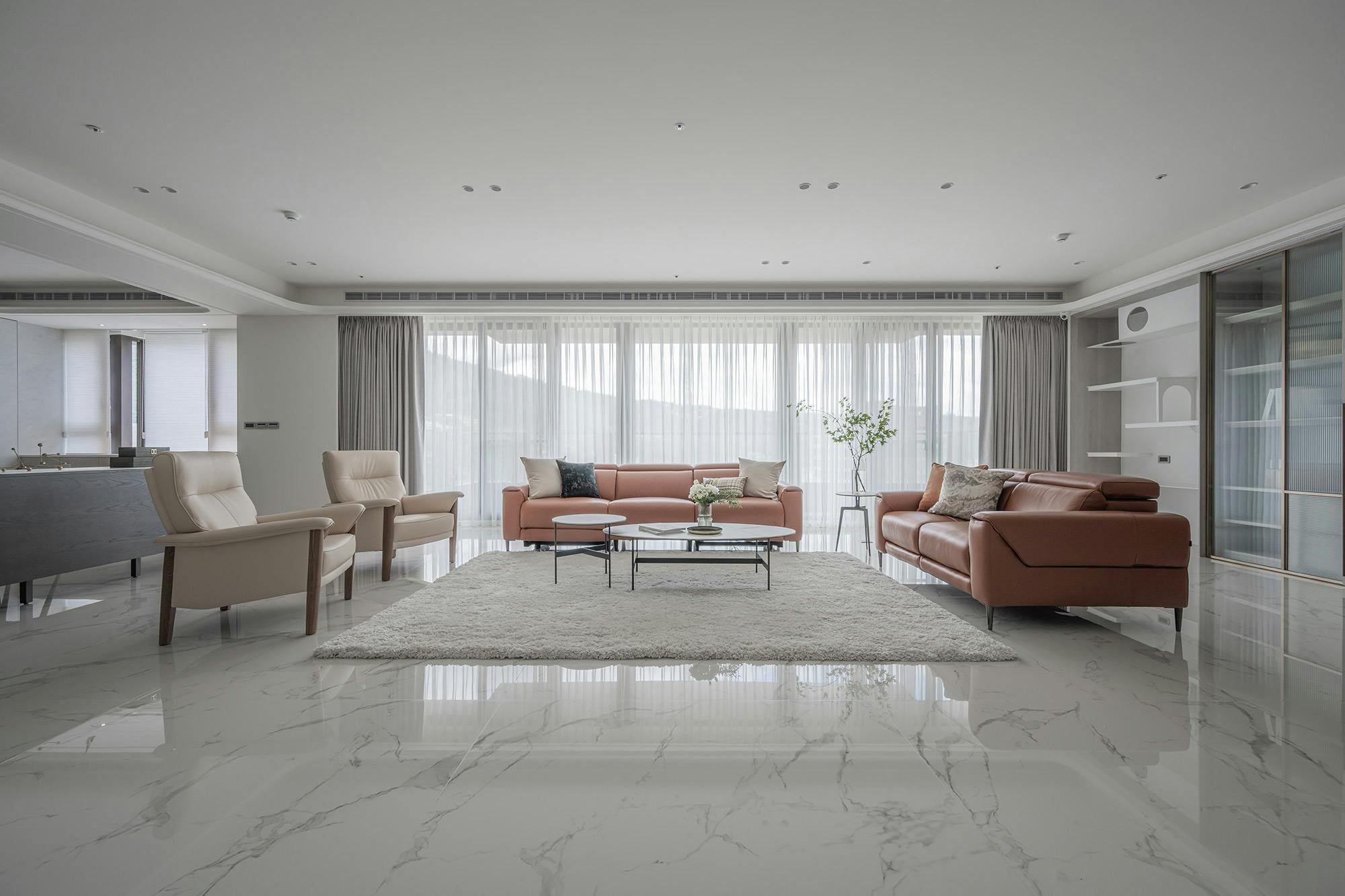 Image number 47 of the current section of White Residential Lobby in Cosentino UK