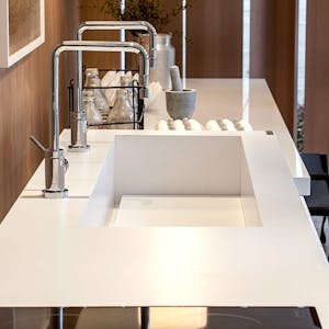 Image number 34 of the current section of White Kitchen Worktops in Cosentino Ireland