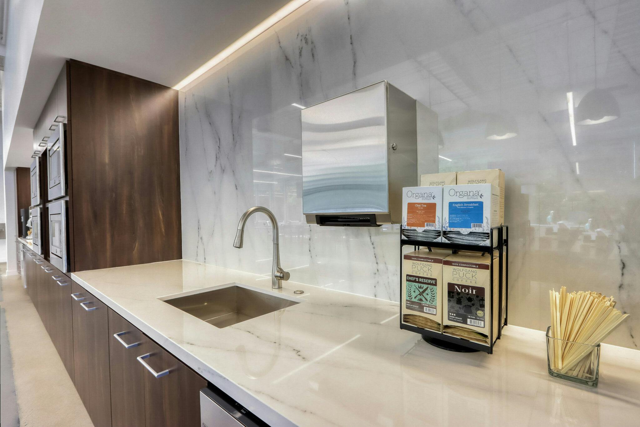 Image number 1 of the current section of North Carolina Office Kitchen in Cosentino Ireland
