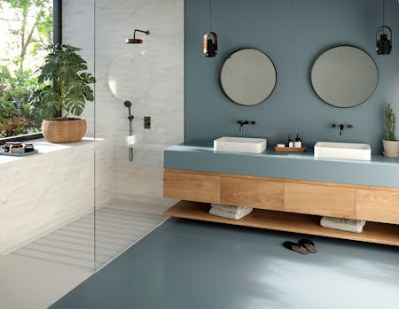 Image of Silestone Bathroom Cala Blue in Bring the Mediterranean vibe to your home with Cosentino Silestone® Sunlit Days Series - Cosentino