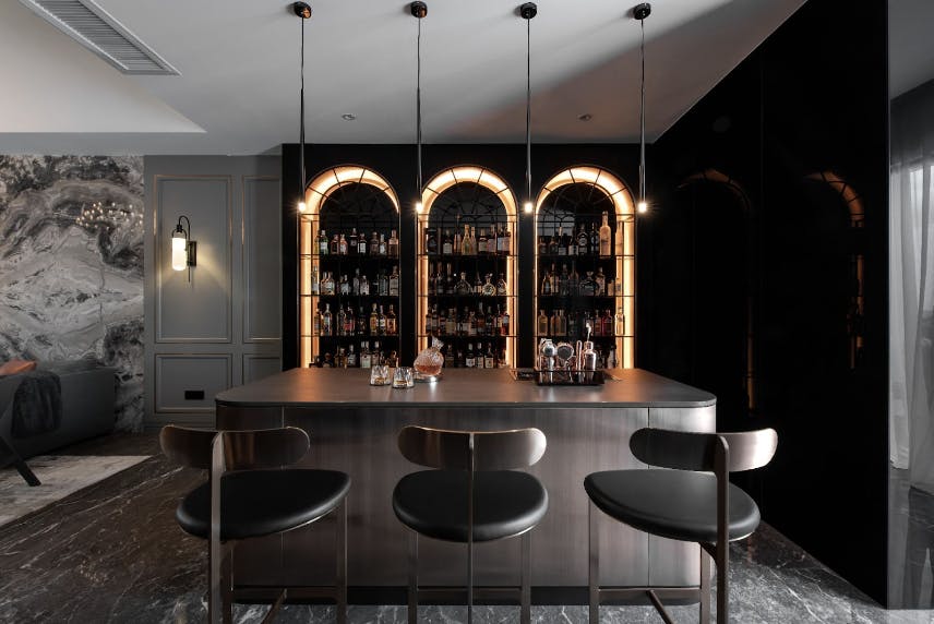 Dark and Decadent: Redefining The Modern Man Cave with Cosentino