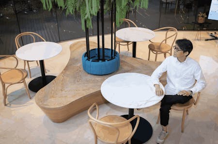 Image of Table top designed with Dekton Entzo in E%CC%81toile Bistro at EQ KL.png?auto=format%2Ccompress&fit=crop&ixlib=php 3.3 in Cosentino Interior Designer Spotlight: Exploring the Design Journey of IDr. Lai Siew Hong - Cosentino