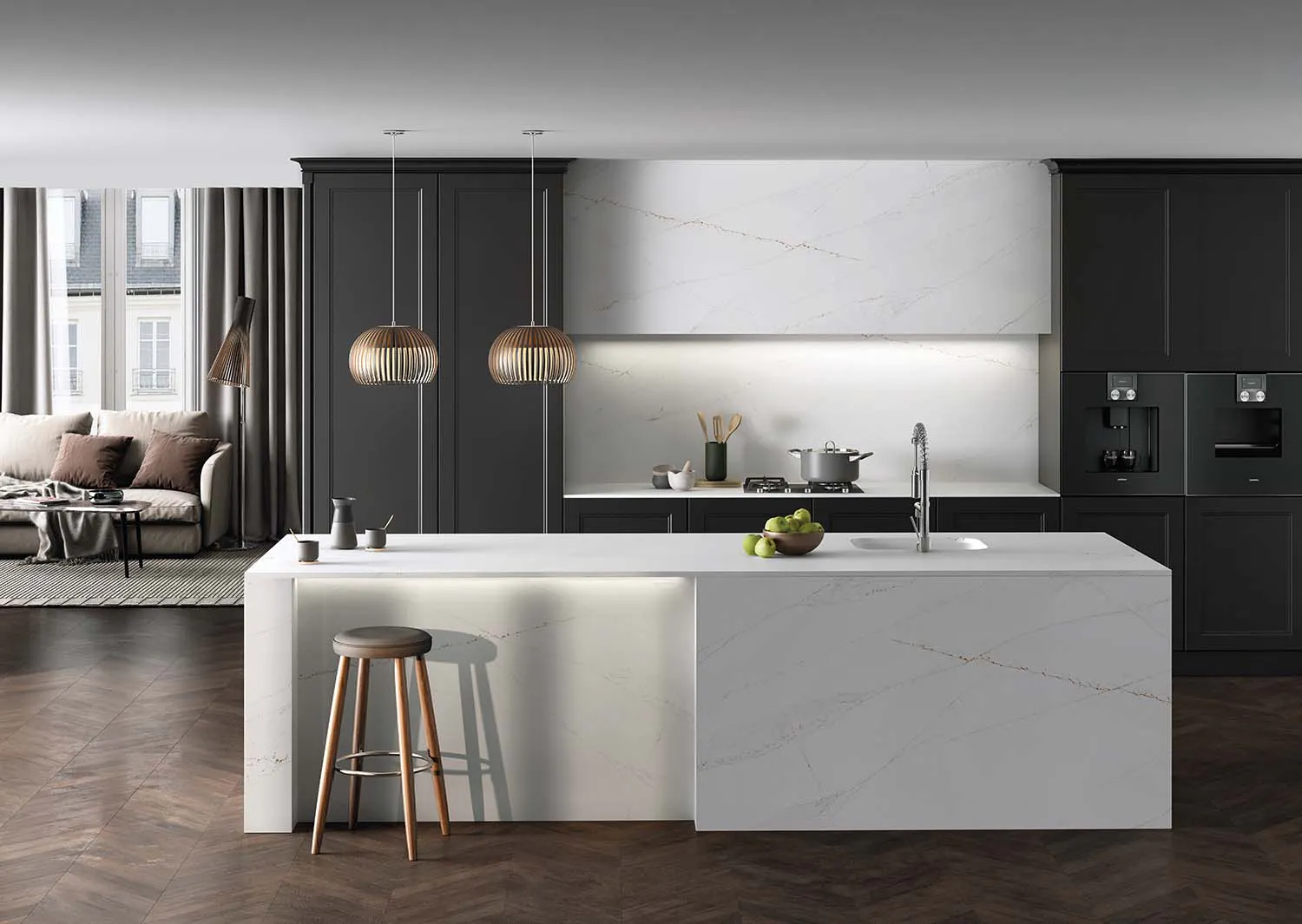 Small Kitchen Island with Seating Ideas - Cosentino