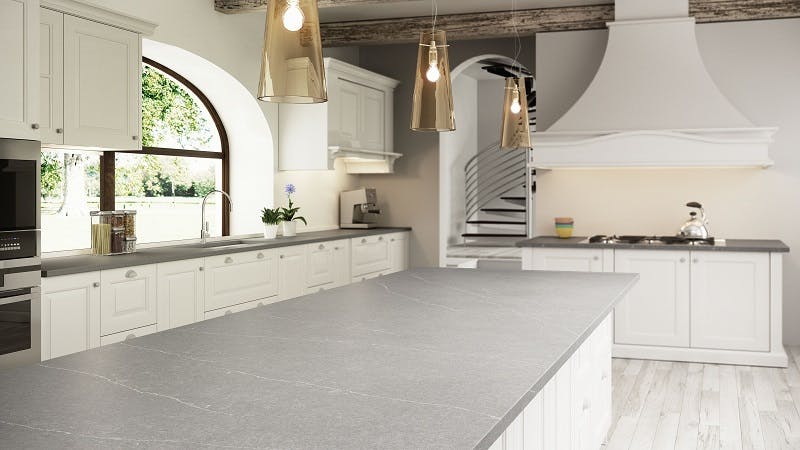 Cement Dark Grey, Velvet, 12mm, Kitchen Benchtop Surfaces NZ