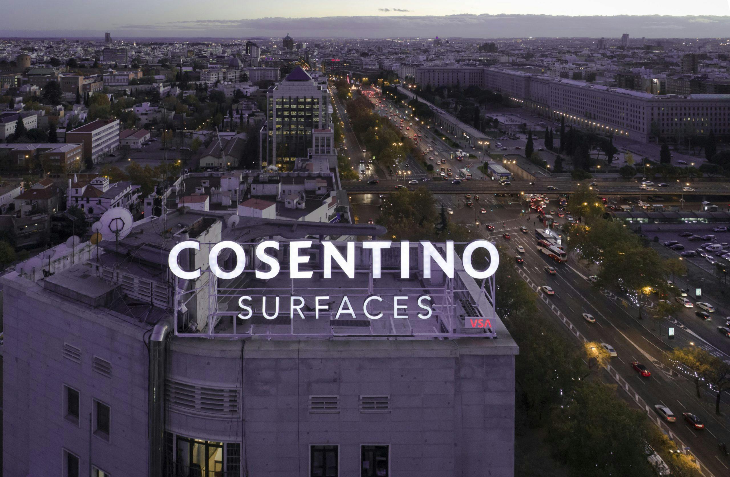 Image of Luminoso Madrid Verticales 1 scaled.jpg?auto=format%2Ccompress&ixlib=php 3.3 in Cosentino City Madrid celebrates its first anniversary - Cosentino