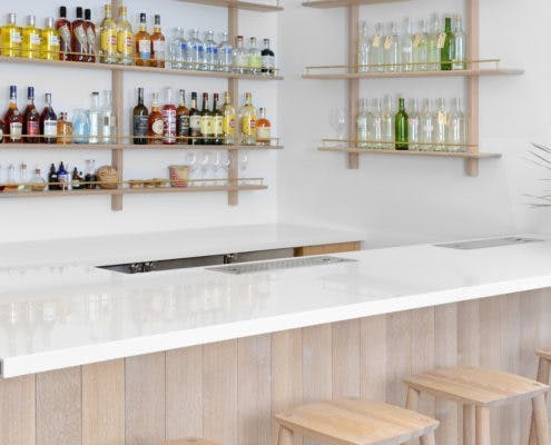 Image of OVB Dekton11 495x400 3 1 1 in Silestone® and Dekton® at the chef and restauranteur Grant van Gameren’s Head Office: “The Overbudget Offices” (Toronto, Ontario) - Cosentino