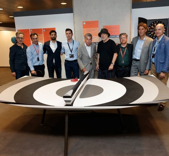 Image of Ron AradCosentinoMMO Teams 1 in Ron Arad and “10 Layers” at the Mutua Madrid Open with Cosentino - Cosentino