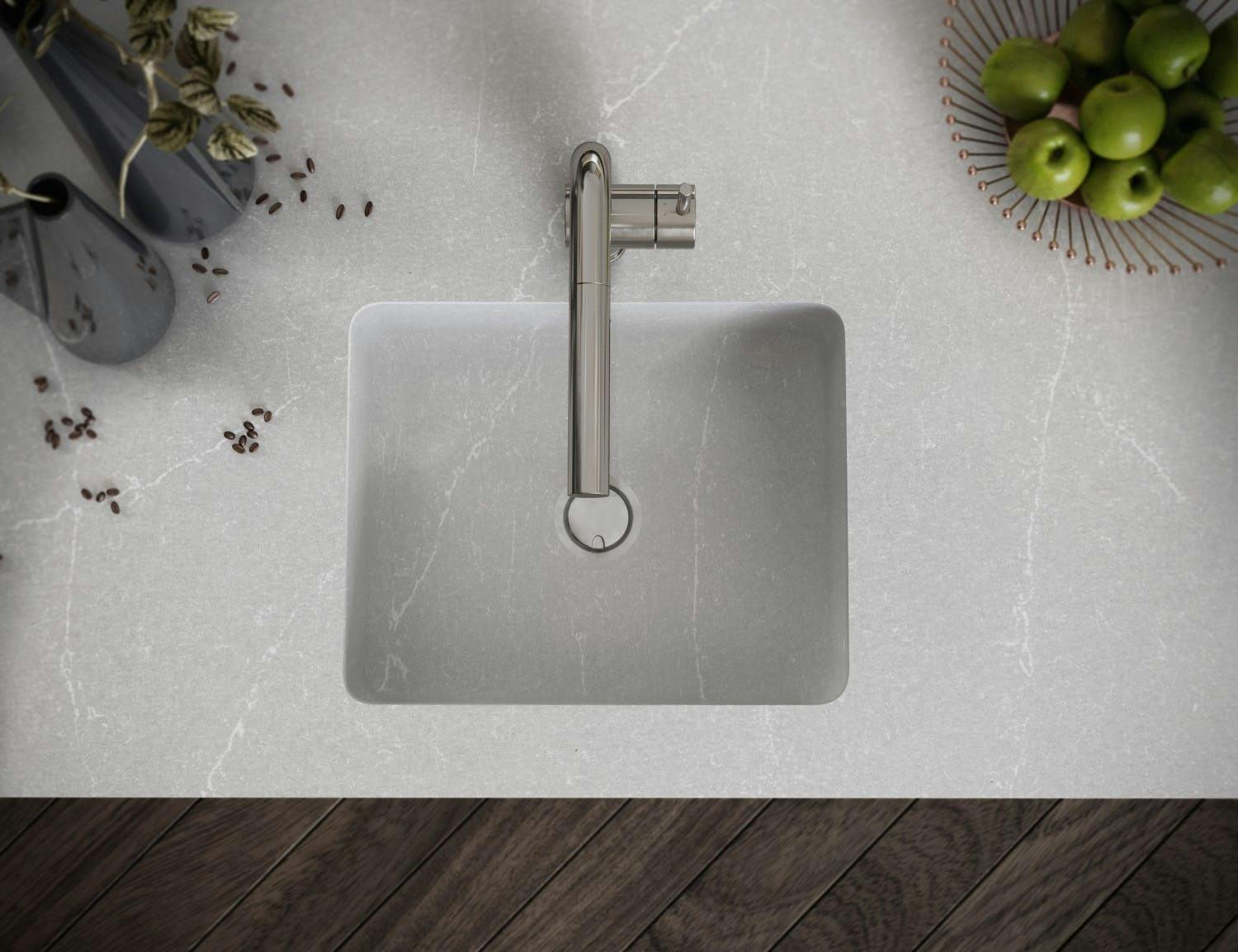 Image of Silestone Integrity Q Desert Silver 1.jpg?auto=format%2Ccompress&fit=crop&ixlib=php 3.3 in Small kitchen sinks: indispensable - Cosentino