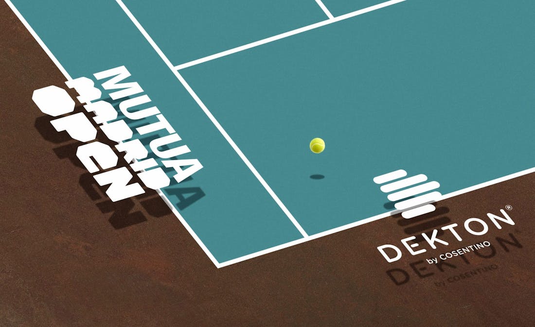 Dekton®, the ‘top’ sponsor of the Mutua Madrid Open 2018