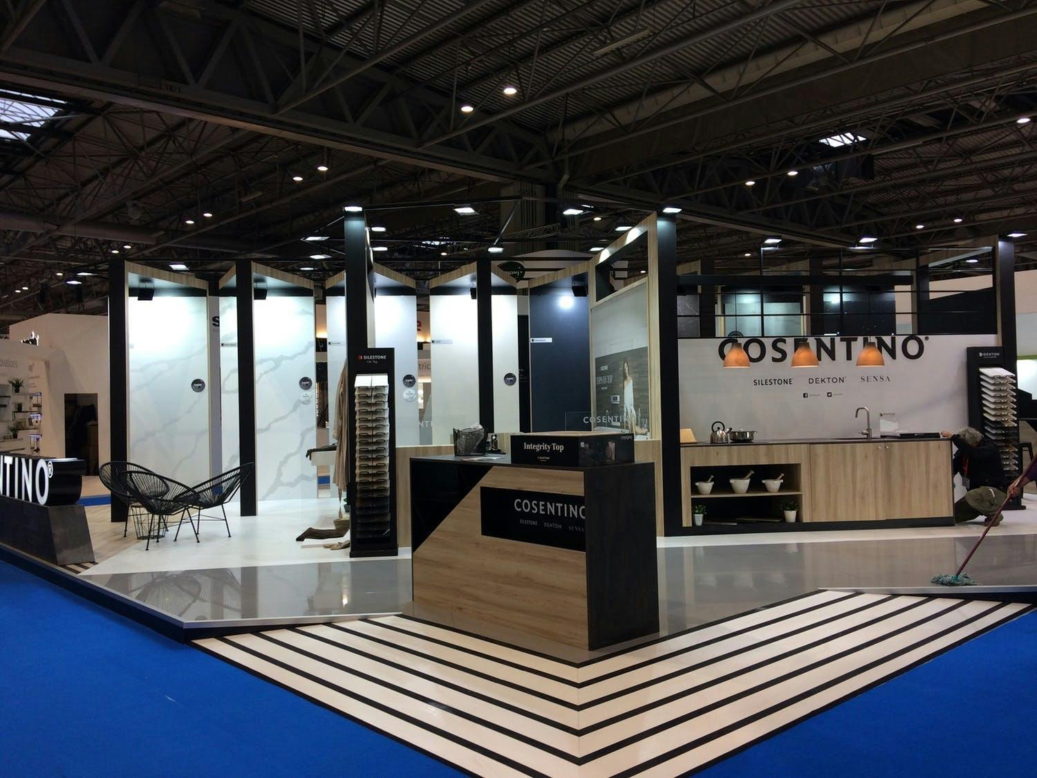 Image of Stand Cosentino KBB Birmingham 2 1 1 in Cosentino surprises at the KBB Birmingham fair - Cosentino