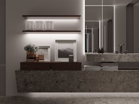 Image of imresizer 1685438468657.jpg?auto=format%2Ccompress&fit=crop&ixlib=php 3.3 in Colin Seah imagines future bathroom with Cosentino's Bathelier - Cosentino