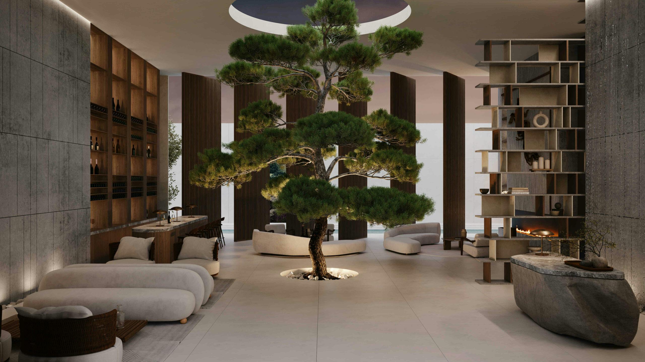 Ukiyo Kreta Lobby 2 Image 69 of Ukiyo Kreta Lobby 2 scaled.jpg?auto=format%2Ccompress&ixlib=php 3.3 in Inspiration - Cosentino