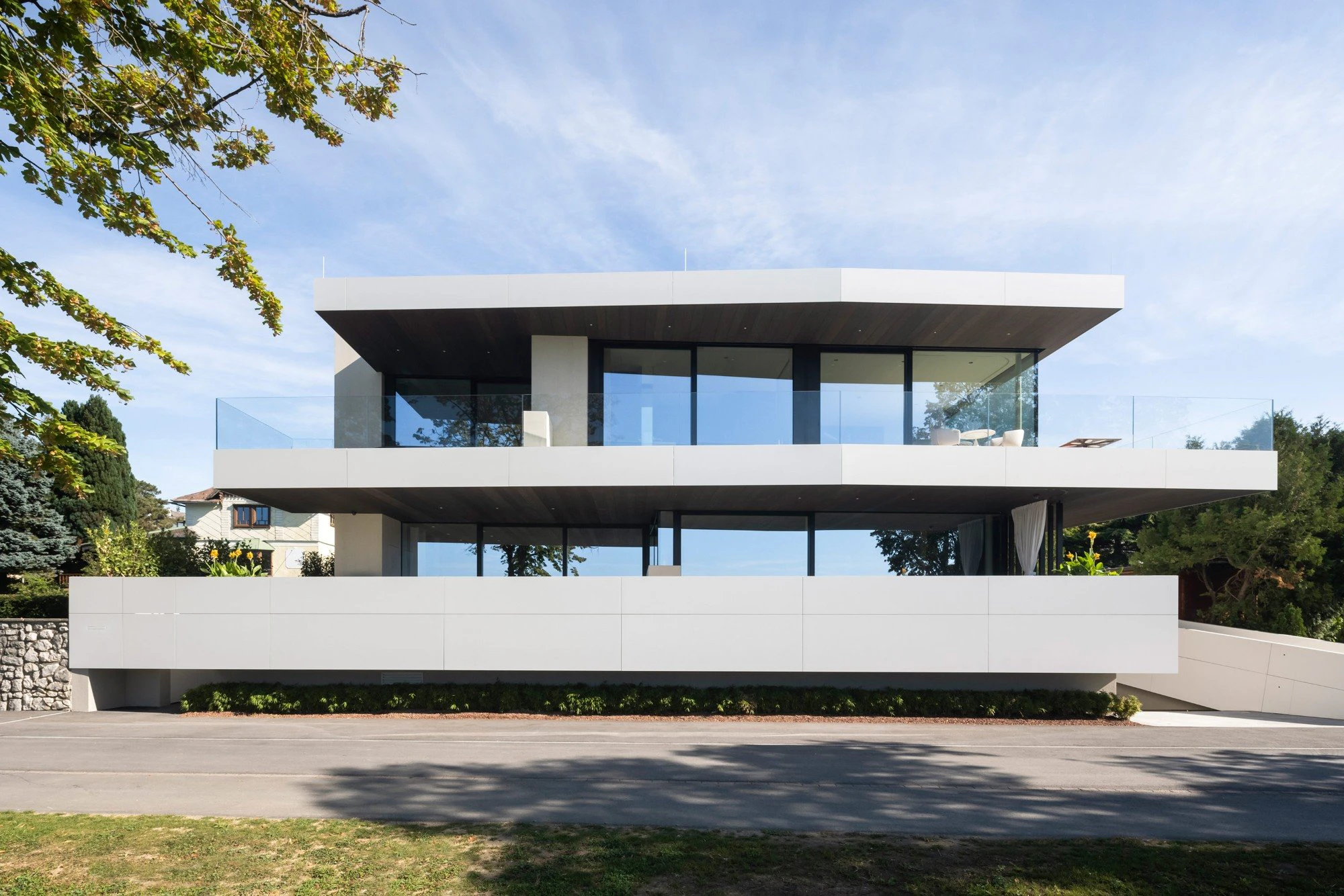 A state of the art house on the lake