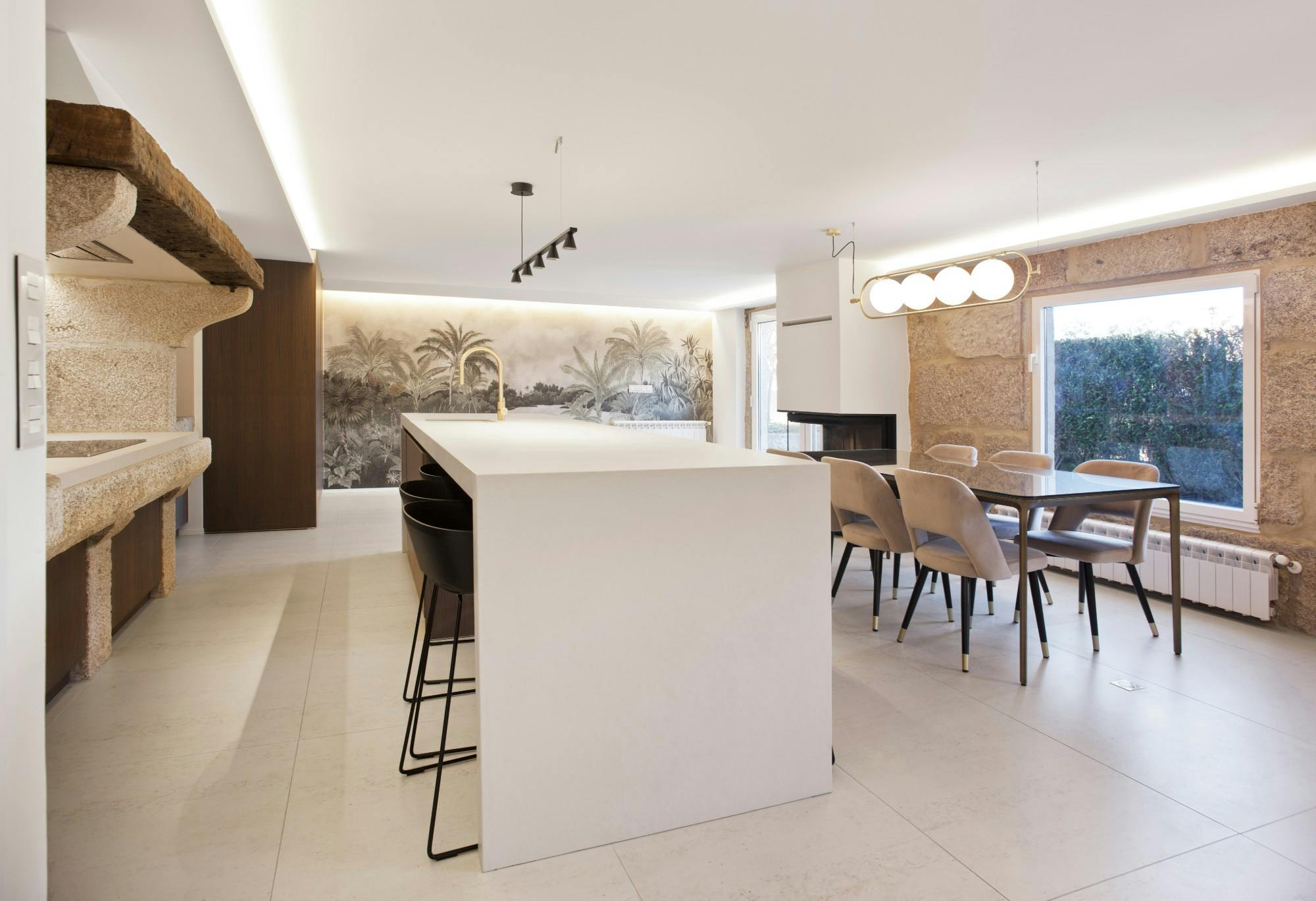 Imagen número 34 de la sección actual de Neutral colors and elegant textures for a luxury Singapore apartment
