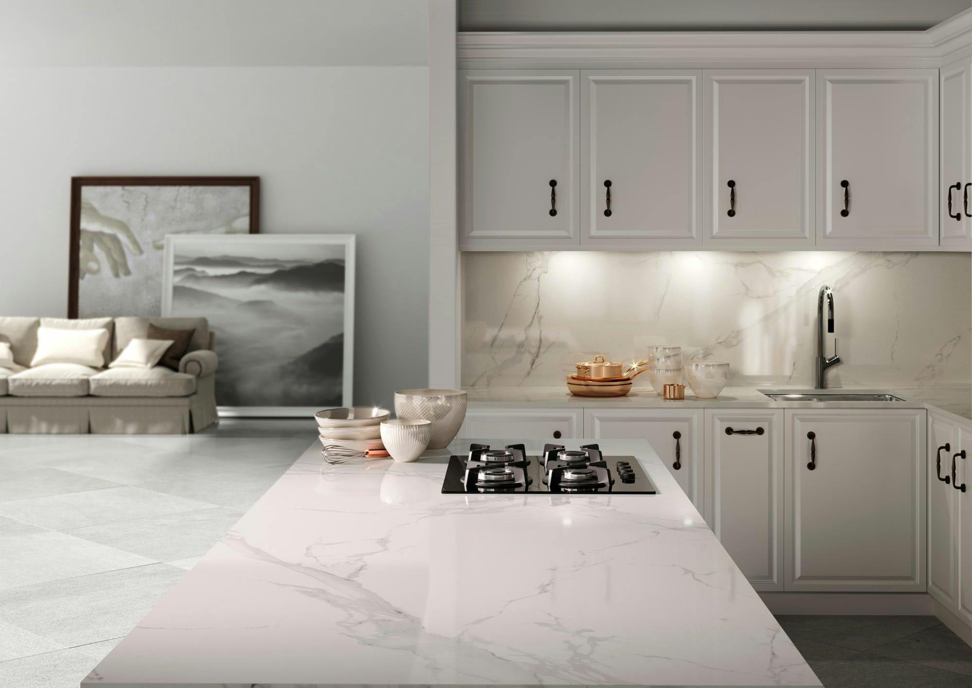 Imagen número 87 de Seis motivos para combinar una cocina blanca con una encimera beige