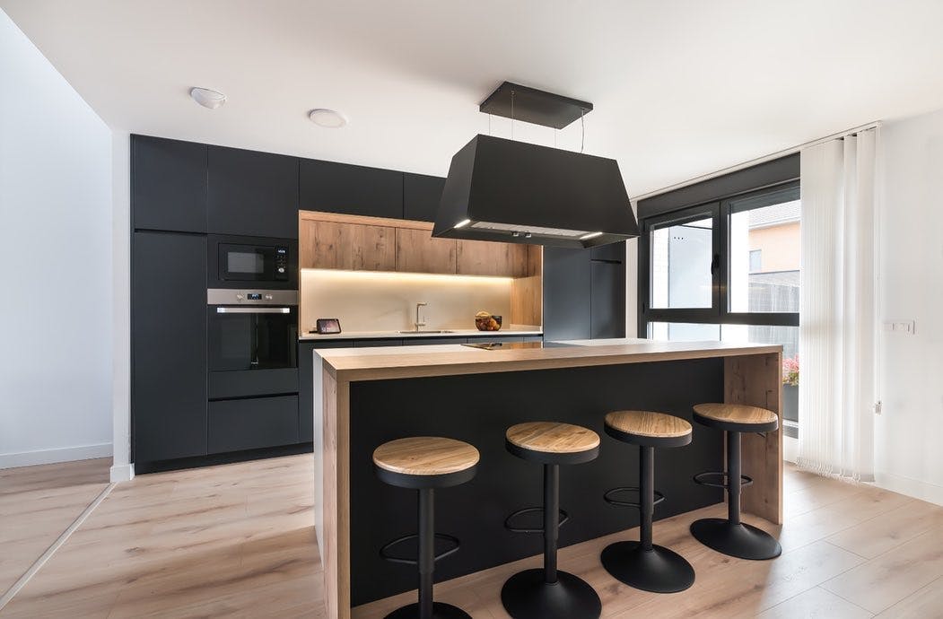 Imagen número 75 de {{Inspiration for designing your black kitchen}}