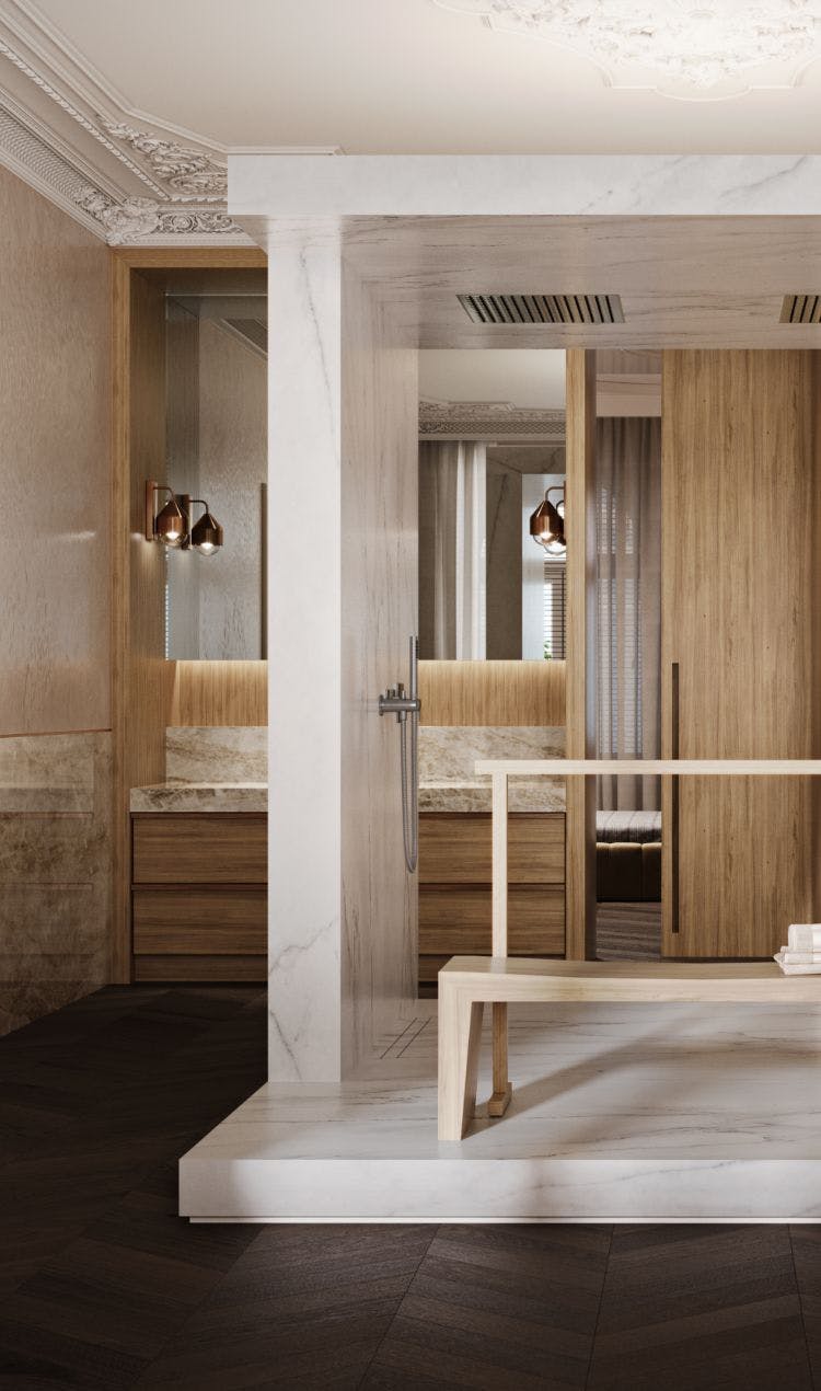Los mejores revestimientos de paredes para duchas - Cosentino España