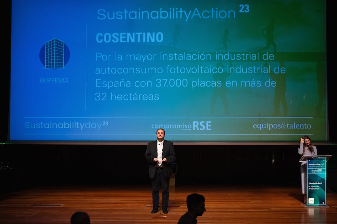 La apuesta por las energías renovables de Cosentino recibe premio