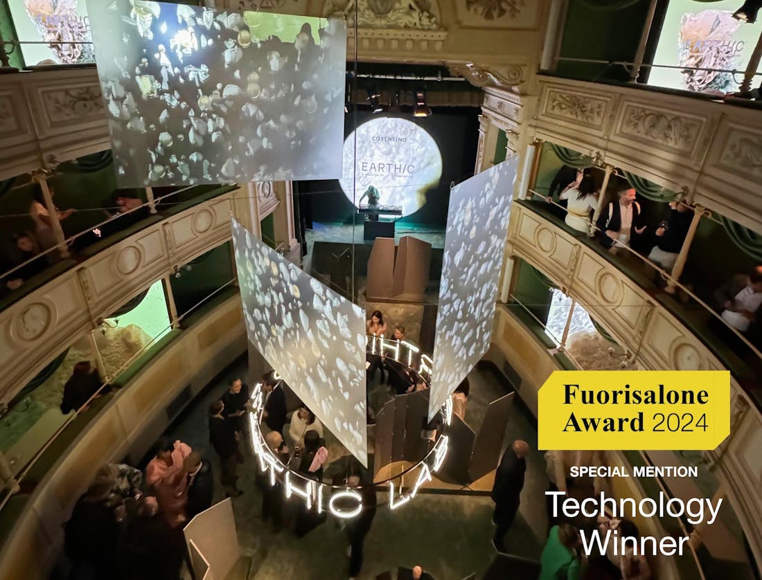EARTHIC® LAB X FORMAFANTASMA premiada en los Fuorisalone Award 2024