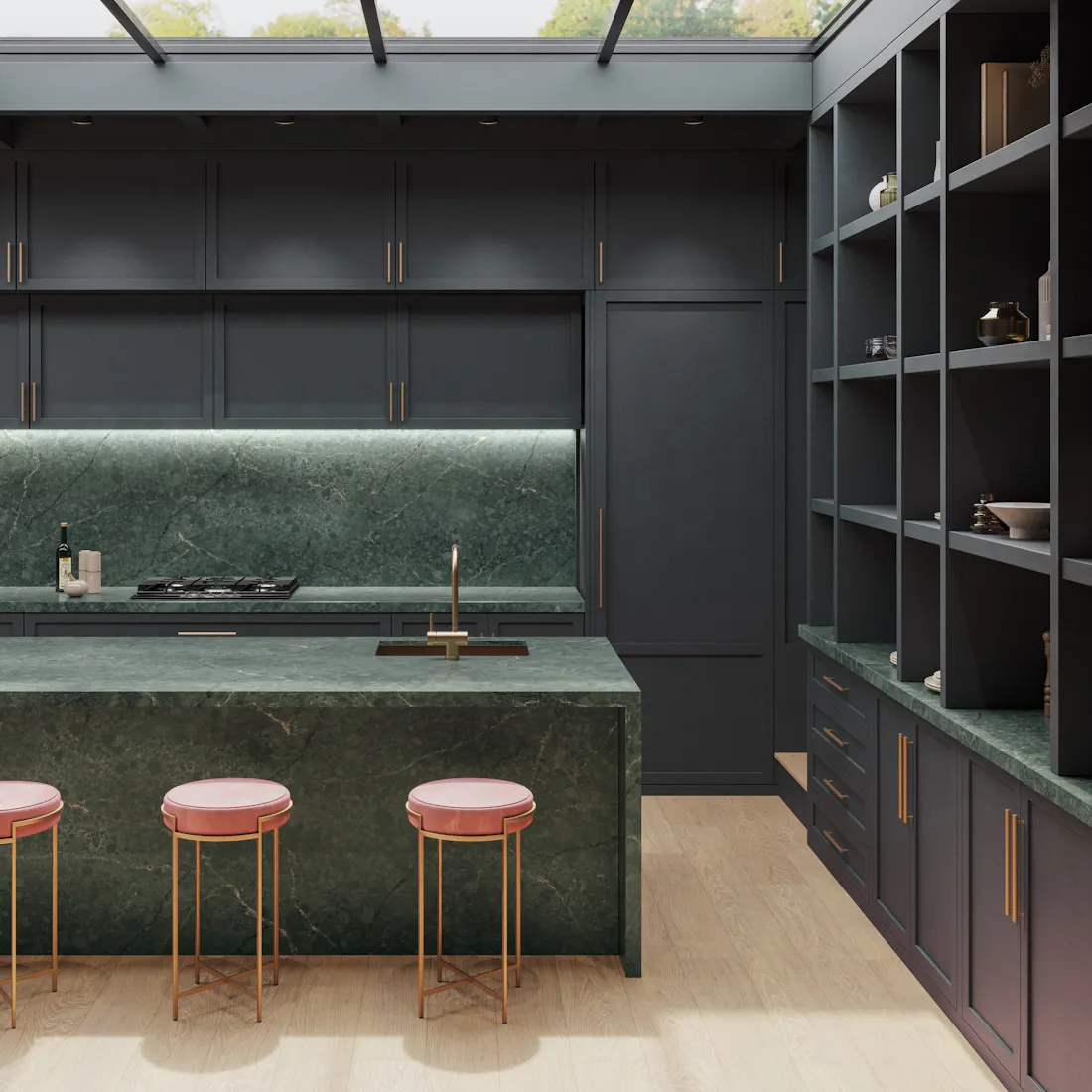Silestone XM European Kitchen - Le Chic Boheme - Jardin Emerald Image 37 of Silestone XM European Kitchen Le Chic Boheme Jardin Emerald.jpg?auto=format%2Ccompress&fit=crop&ixlib=php 3.3 in Las mejores ideas para conseguir un estilo chic francés en tu hogar - Cosentino
