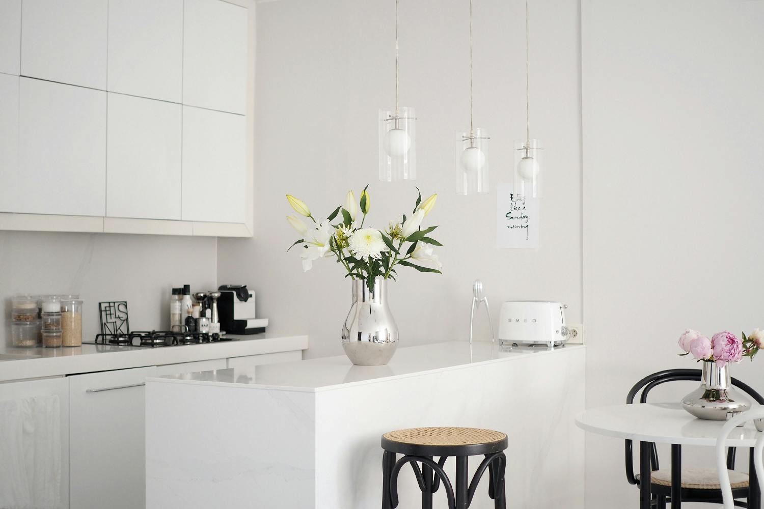 Image 42 of Charandthecity Silestone Calacatta Gold 1.jpg?auto=format%2Ccompress&ixlib=php 3.3 in Strictly Style blogger Hanna Väyrynen realized her dream of a stunning American style kitchen with a large kitchen island  - Cosentino