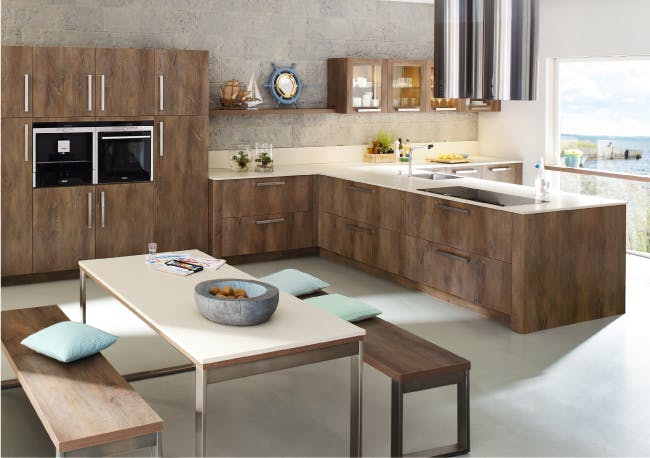 Image of rustic kitchen silestone.jpg?auto=format%2Ccompress&ixlib=php 3.3 in Rustiikit keittiöt - Cosentino