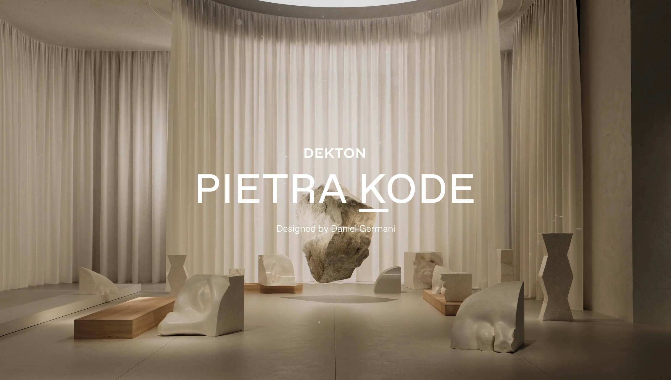 Cosentino tuo markkinoille Daniel Germanin suunnitteleman uuden Dekton® Pietra Kode -kokoelman