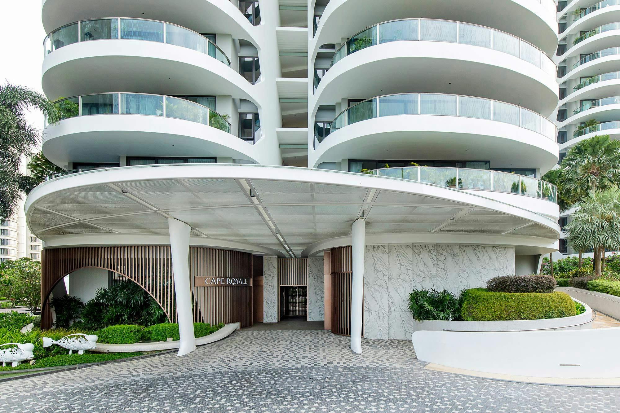 Numéro d'image 41 de la section actuelle de Dekton adds a new touch of elegance to the reception area of a luxury development in Singapore de Cosentino France