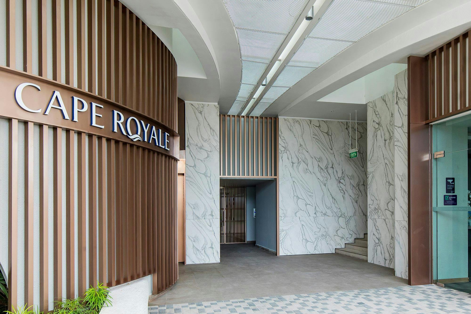 Numéro d'image 34 de la section actuelle de Dekton adds a new touch of elegance to the reception area of a luxury development in Singapore de Cosentino France