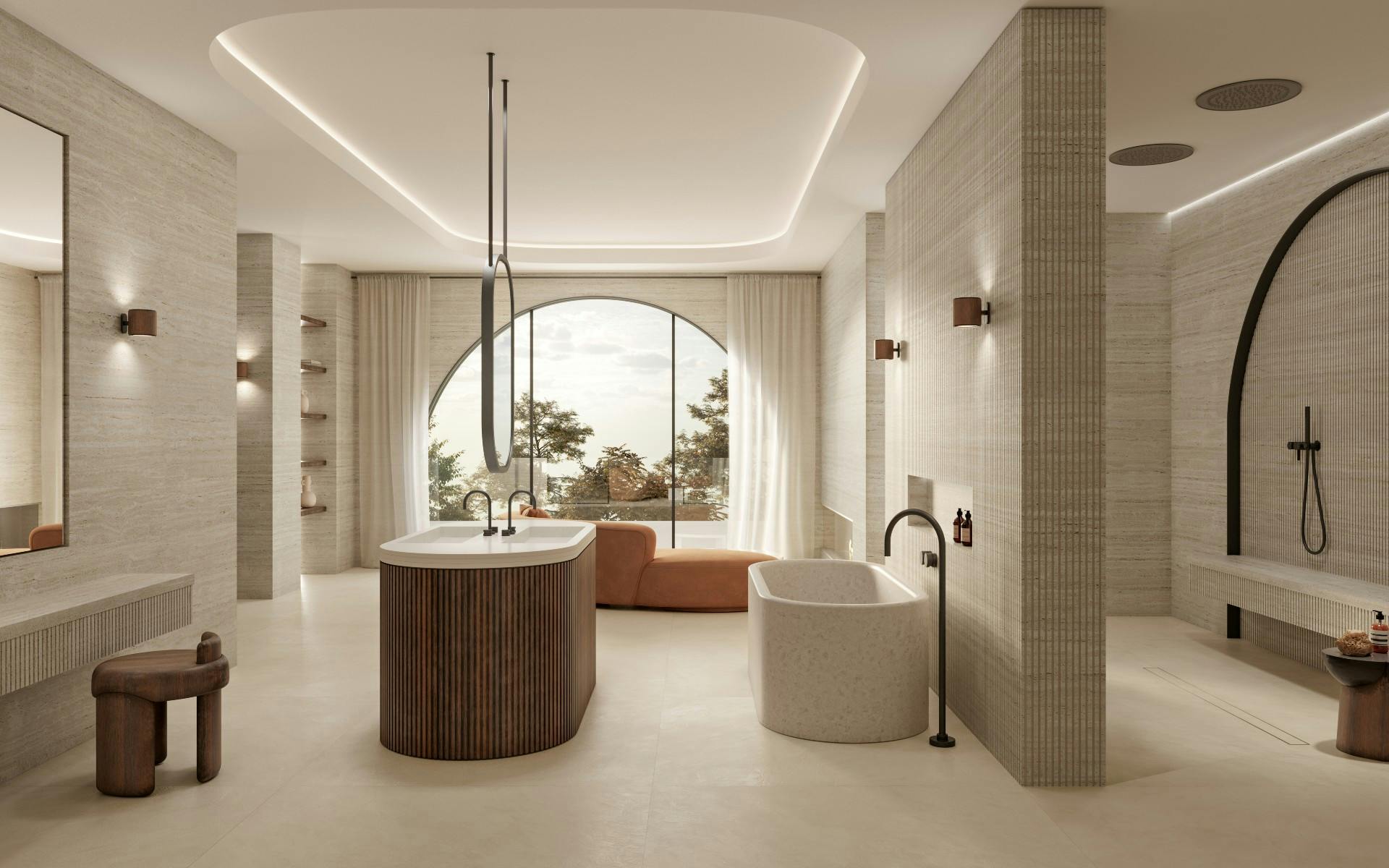 Numéro d'image 51 de la section actuelle de Sustainable washbasins in Mediterranean colours and modern design for the groundbreaking Superloo bathrooms de Cosentino France