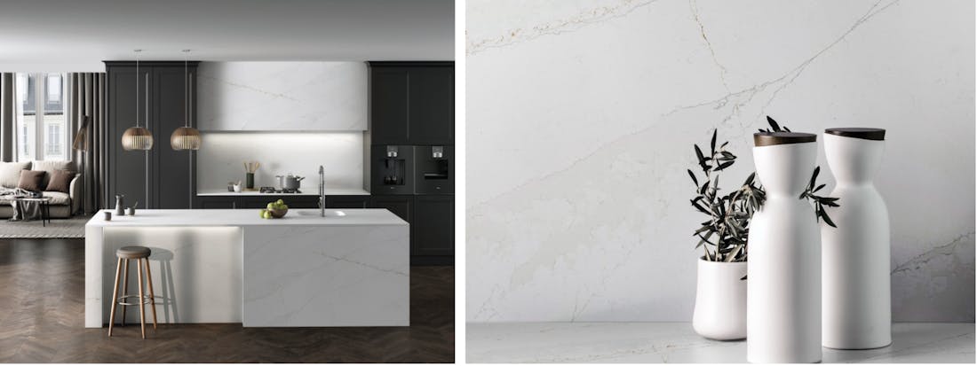 Numéro d'image 34 de la section actuelle de Silestone® lance la nouvelle collection durable Ethereal, inspirée du magnifique marbre naturel de Cosentino Canada