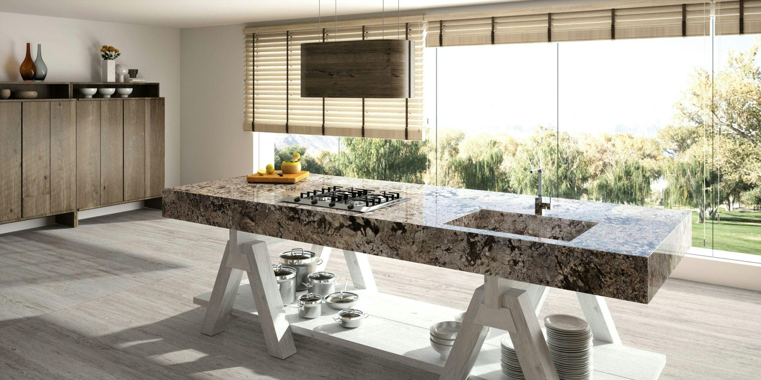 Numéro d'image 32 de la section actuelle de Kitchen Decor Trends -The Uncommon Elegance of Bianco Antico Granite de Cosentino France