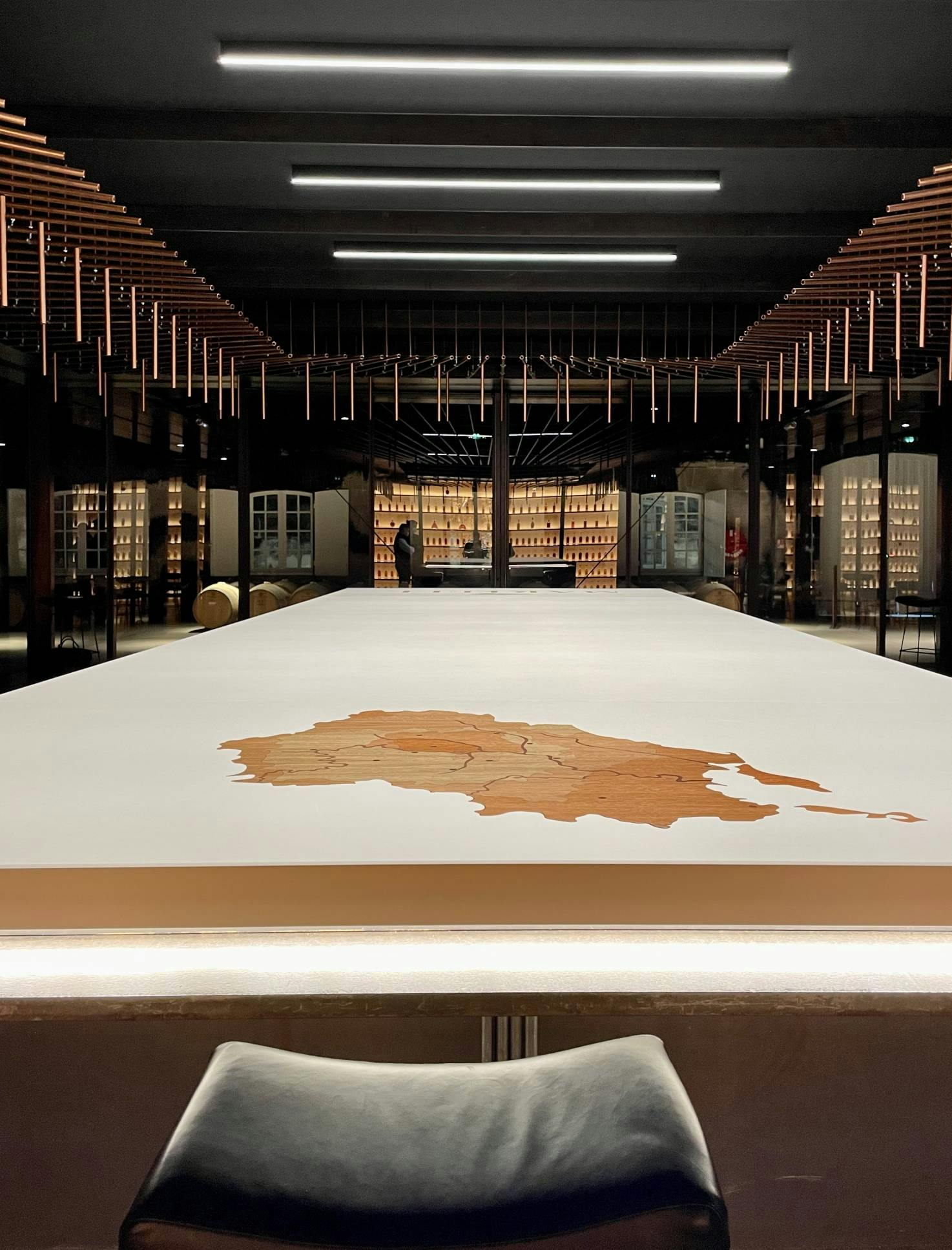 Les surfaces Cosentino sélectionnées pour équiper la nouvelle salle de dégustation de Martell à Cognac