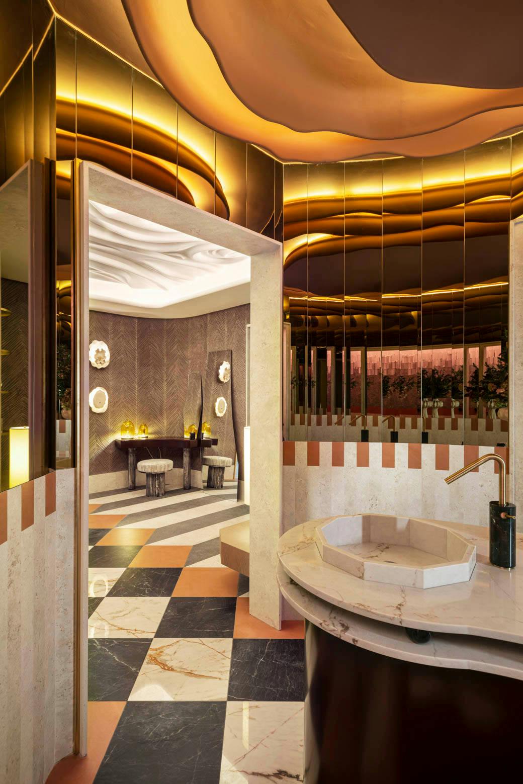 Numéro d'image 34 de la section actuelle de A bathroom for sharing and socialising de Cosentino France