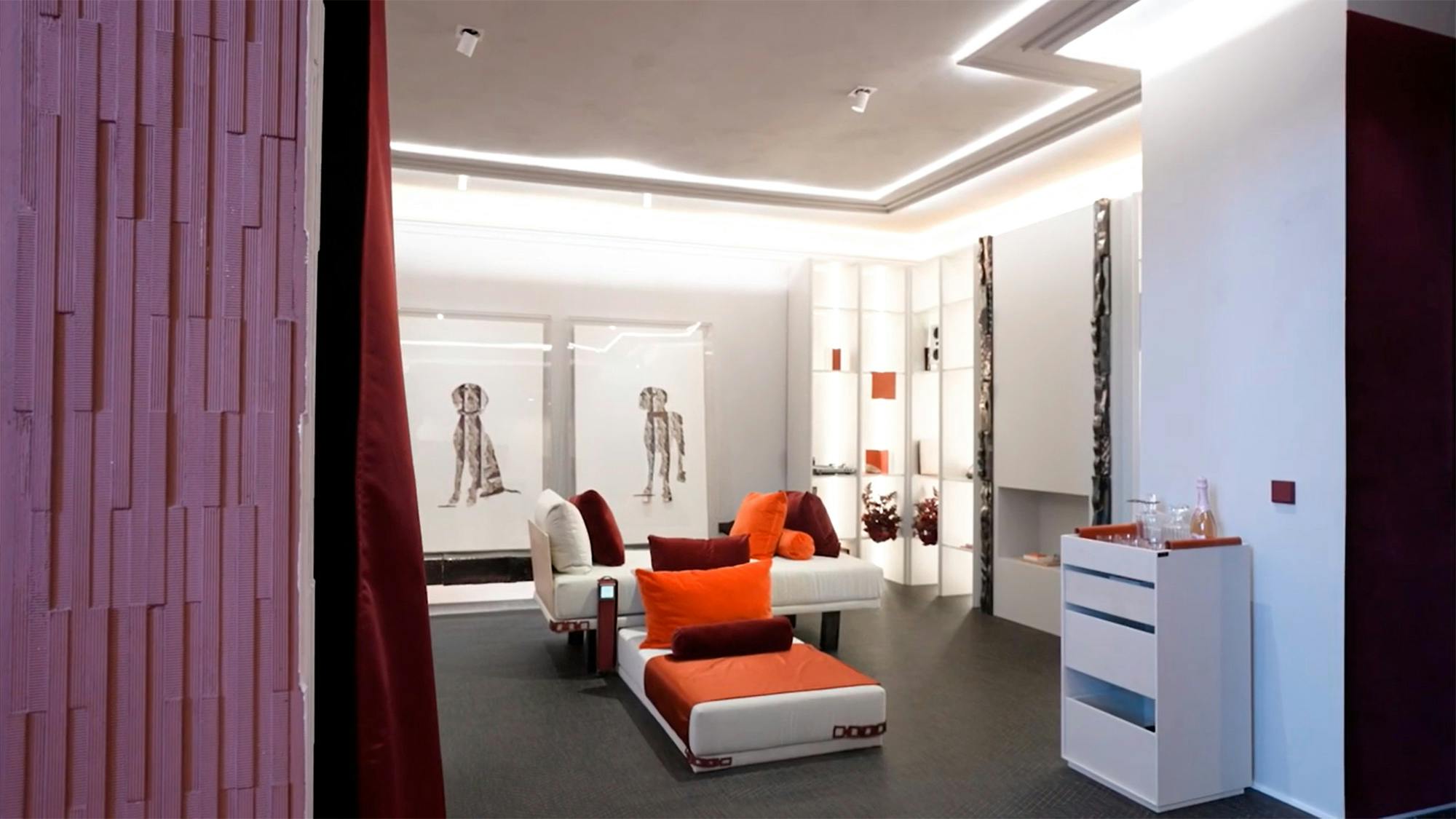 Numéro d'image 49 de la section actuelle de The innovation of Dekton iD in a highly versatile living room de Cosentino France