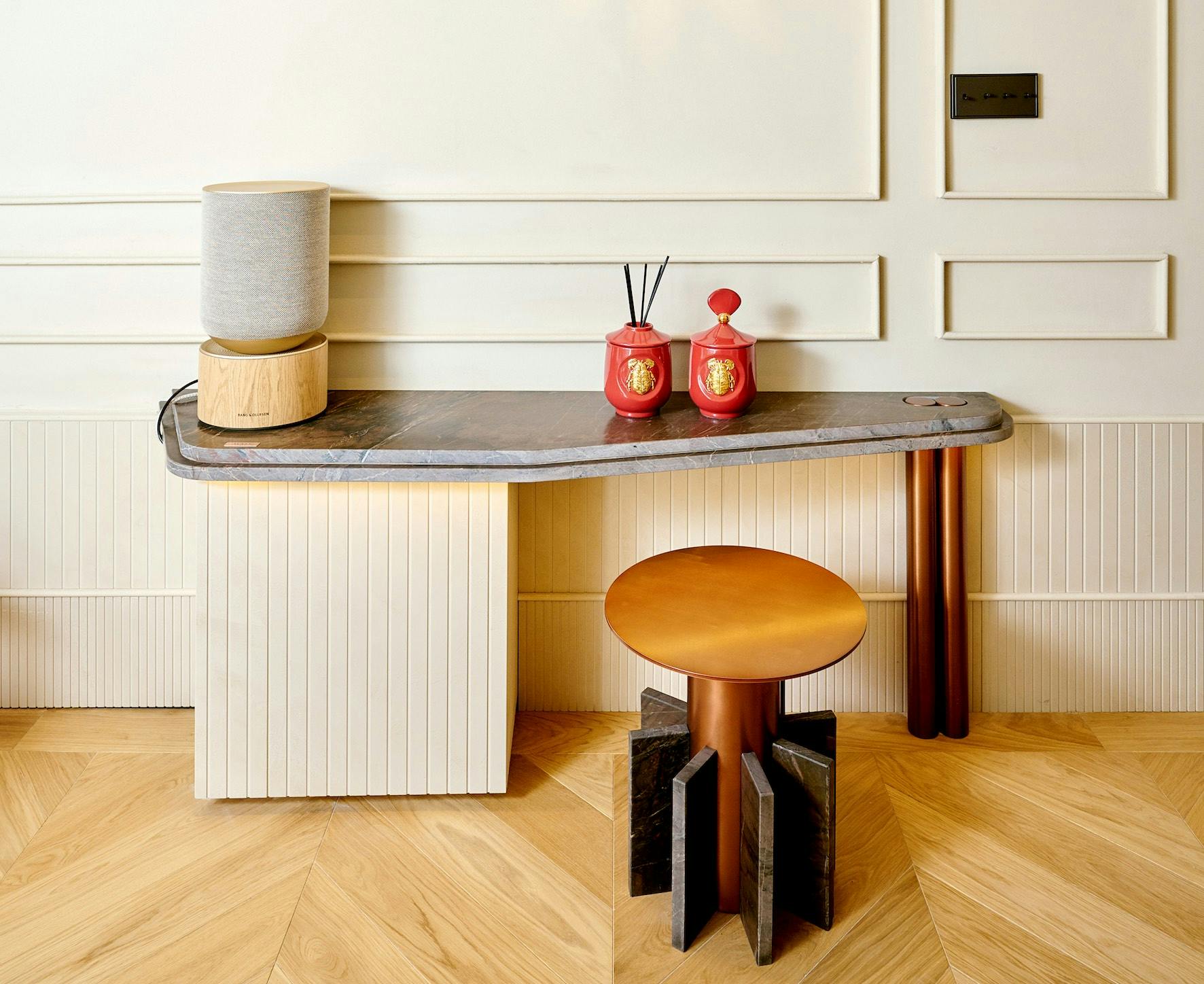 Numéro d'image 39 de la section actuelle de The innovation of Dekton iD in a highly versatile living room de Cosentino France