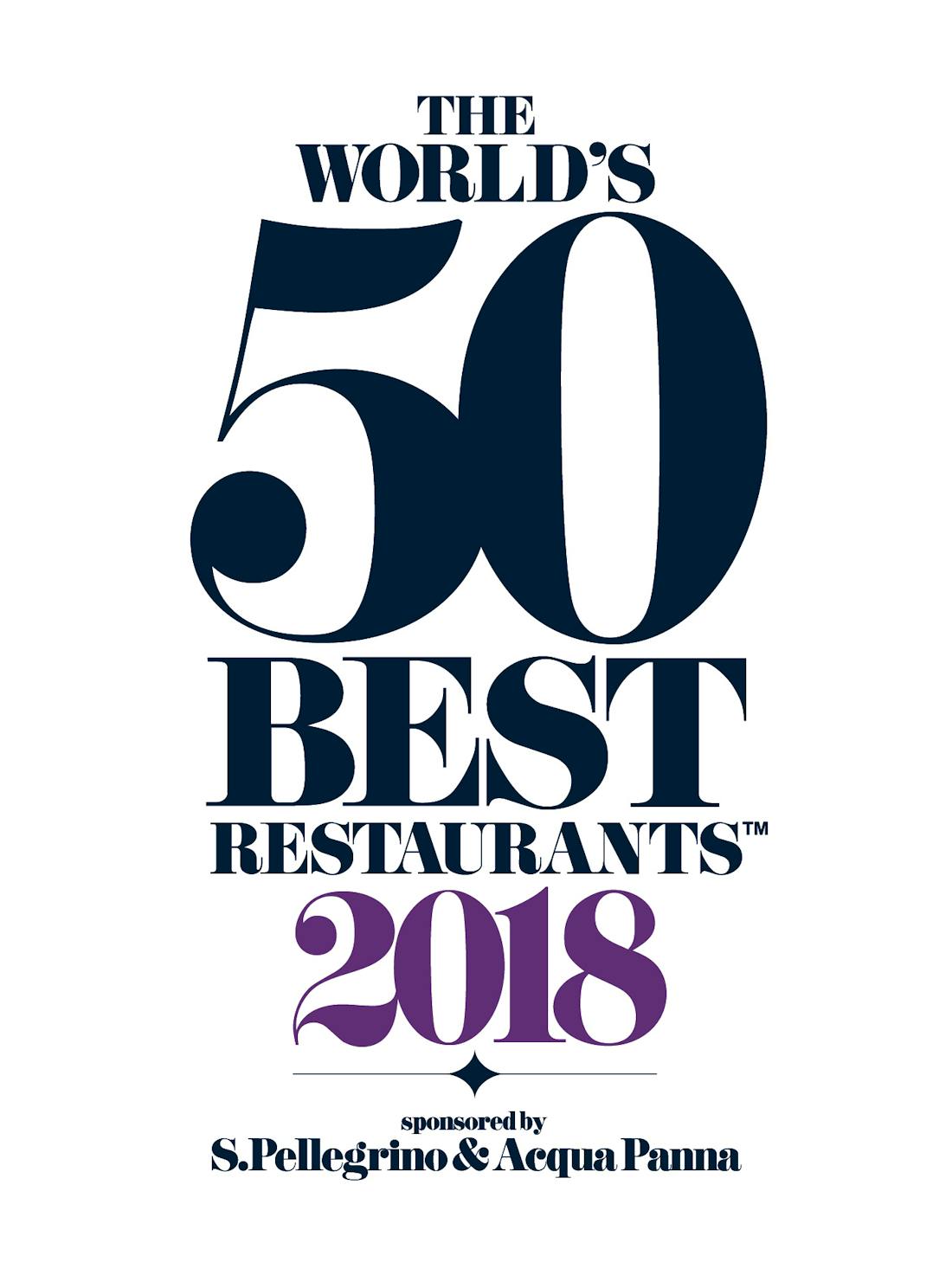 Dekton, fournisseur officiel des plans de travail des  « 50 meilleurs restaurants du monde 2018 »