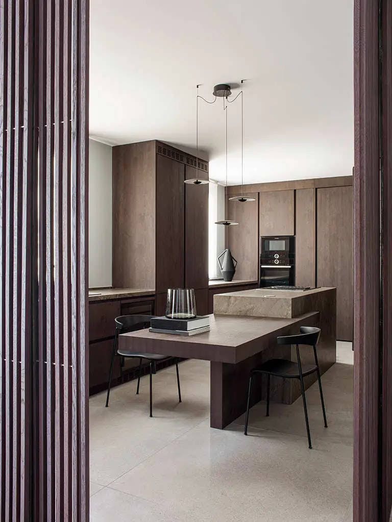 Numéro d'image 36 de la section actuelle de Dekton Kira is the star of the kitchen in this Madrid flat that redefines the concept of luxury de Cosentino France