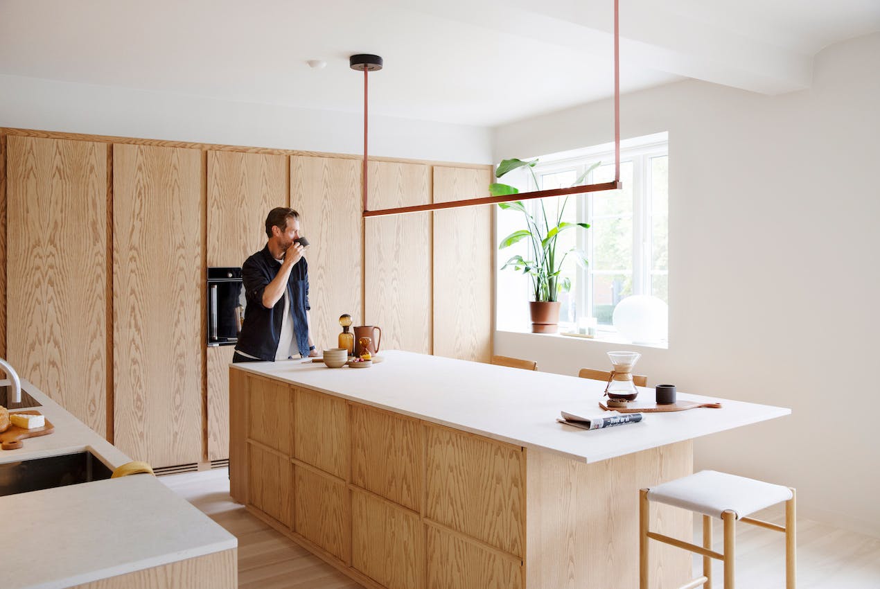Numéro d'image 57 de la section actuelle de A seamless worktop for a Nordic home renovated with love de Cosentino France