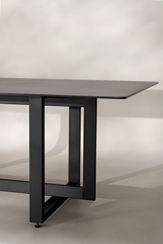 The grand living DT93 - MALIBU DINING TABLE WITH STONE TOP..........