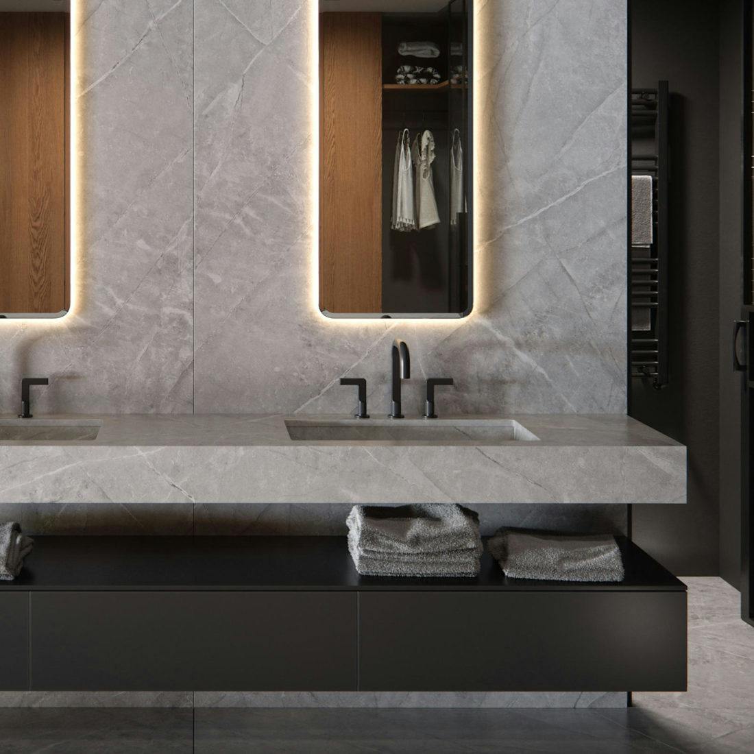 Image of Encimera de bano Dekton Kira c 1100x1100 1.jpg?auto=format%2Ccompress&ixlib=php 3.3 in バスルームワークトップ - Cosentino