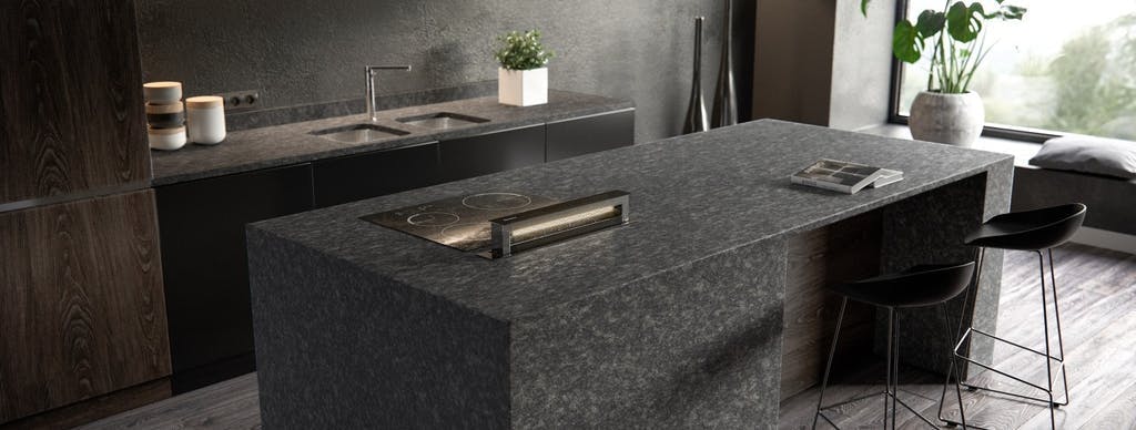 Image 32 of Sensa Kitchen Graphite Grey lr 1.jpg?auto=format%2Ccompress&ixlib=php 3.3 in {{Properties and types of granite – a material that is taking homes by storm}} - Cosentino